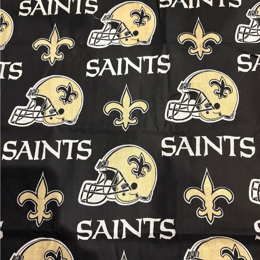 Saints Themed Fabric